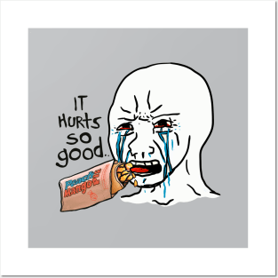 JOLLIBEE PIE HURTS FUNNY PINOY MEME STICKER Posters and Art